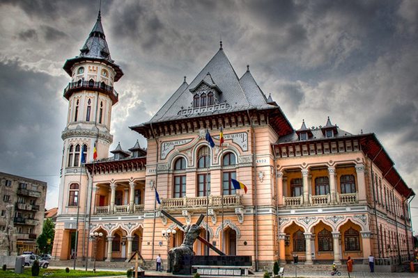 Palatul Comunal din Buzău, fotografia originală
